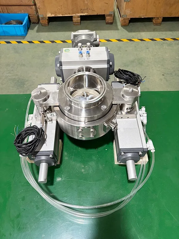 Pneumatic Automated Sanitary Split Butterfly Valve